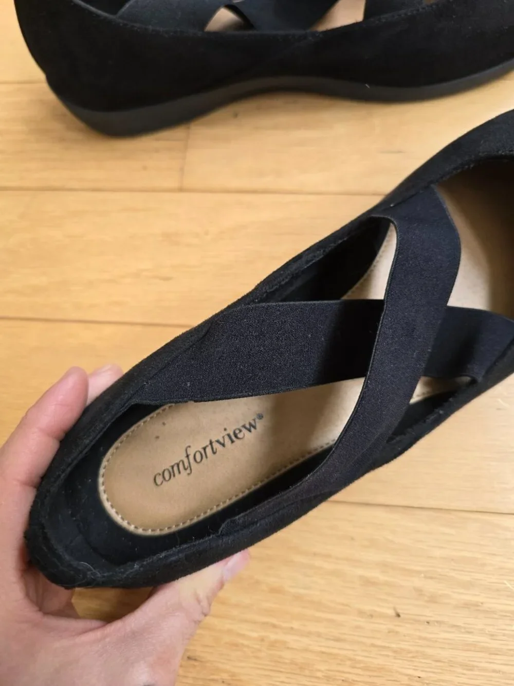 whimsygoth monochrome black sneakerina flats | WMS 10
